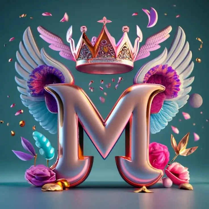 M-name-dp-love-couple-download