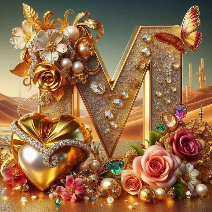 M-name-wallpaper-black