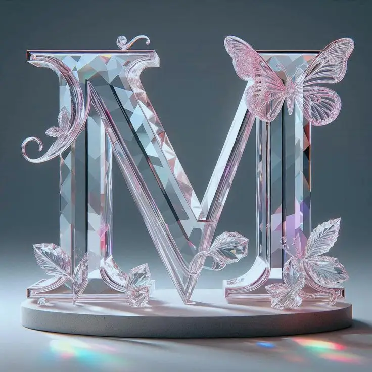 M-name-wallpaper-black