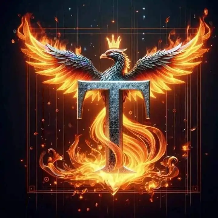 T-name-stylish-black-dp