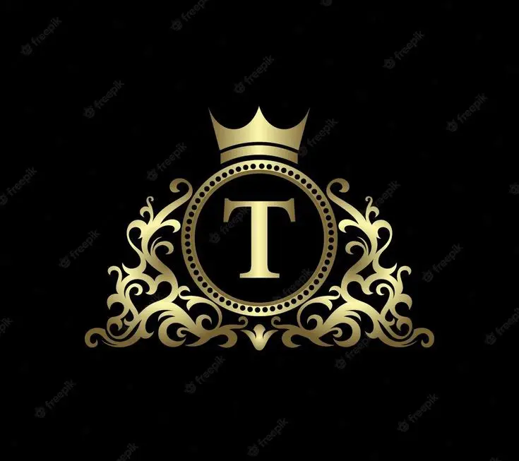 T-name-stylish-black-dp