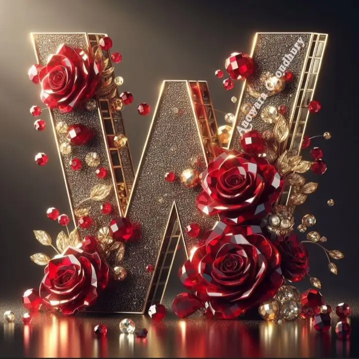 W-name-wallpaper-black