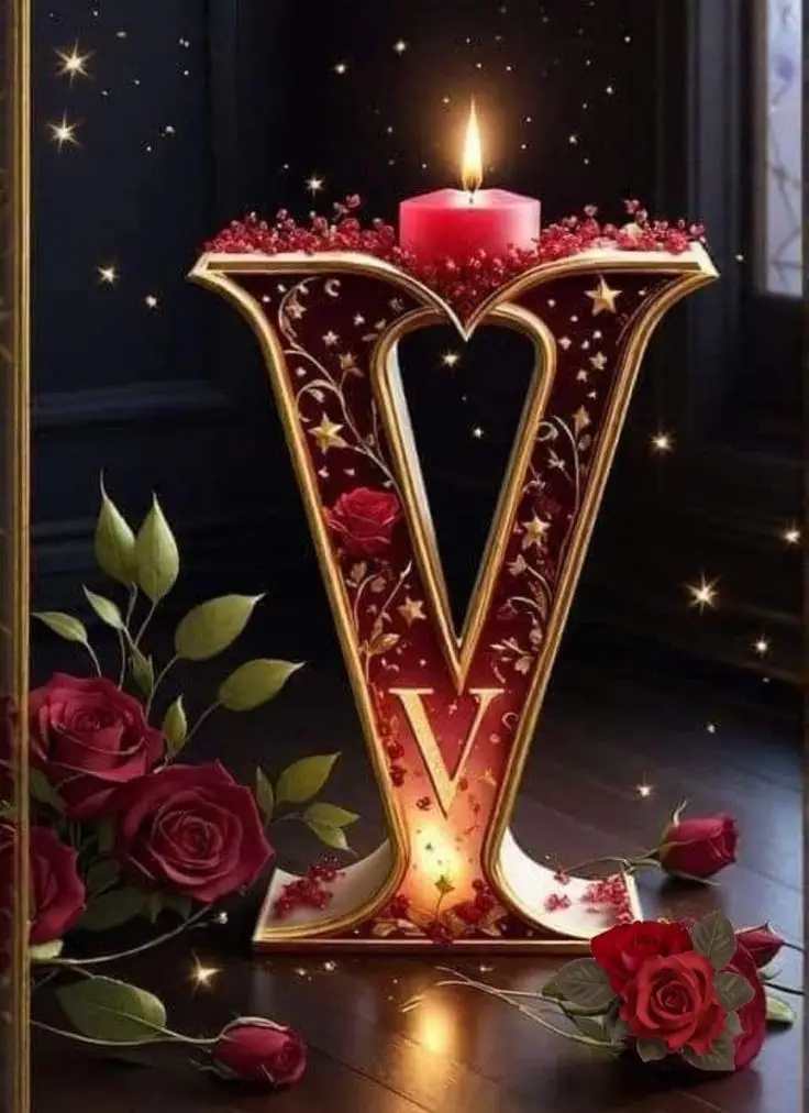 V-name-dp-for-whatsapp-stylish