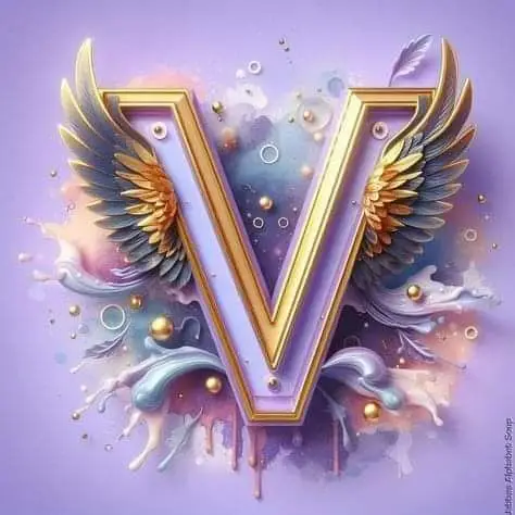 V-name-dp-stylish-wallpaper