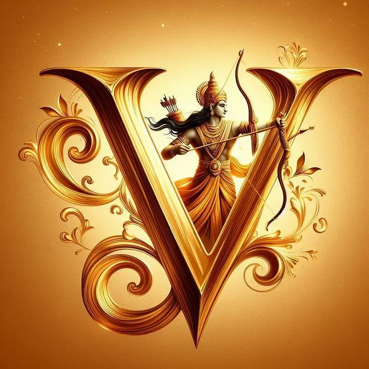 V-name-wallpaper-stylish