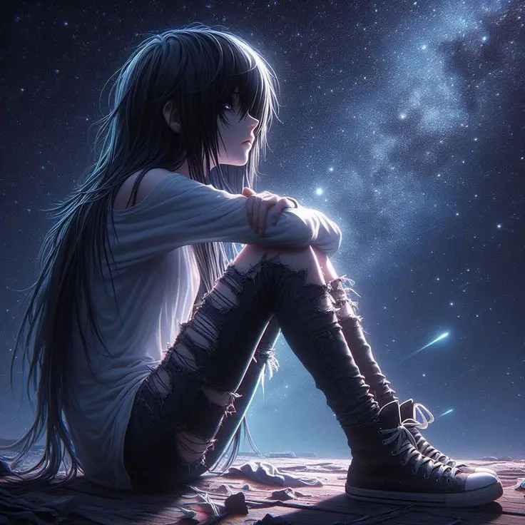 alone-attitude-anime-boy-dp