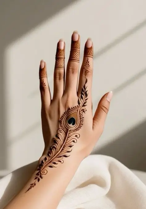 stylish-back-hand-mehndi-designs-bridal-simple