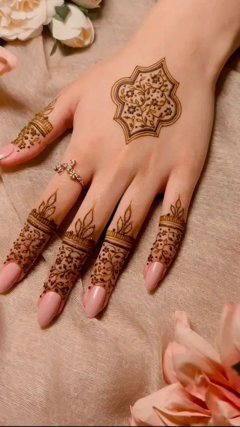 stylish-full-hand-mehndi-design-front-and-back